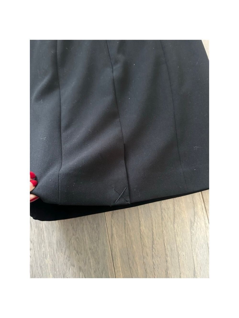H&M Black Sheath Midi Dress Size 0 - Picture 4 of 13